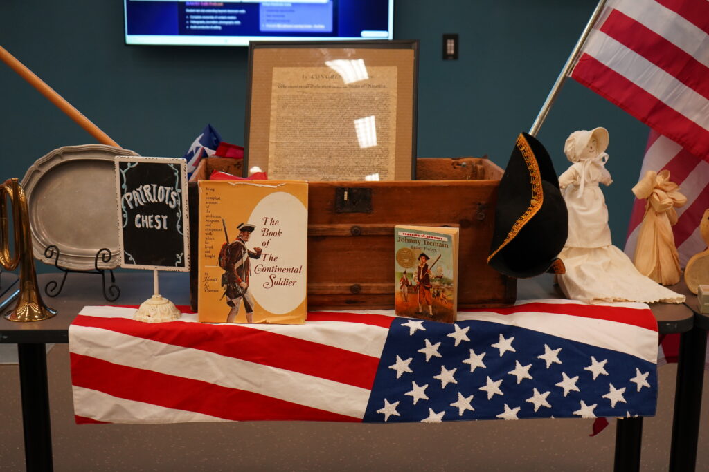 colonial era memorabilia on display at MTSU as part of the America 250 celebration